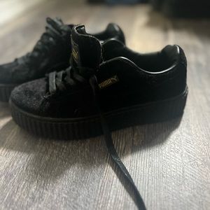 Fenty Puma Black Velvet Creepers